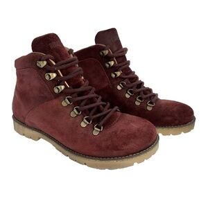 Birkenstock Jackson Boots Women’s 8 Ochre Burgundy